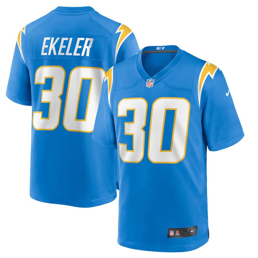 Men Los Angeles Chargers #30 Austin Ekeler Nike Powder Blue Game NFL Jersey->los angeles chargers->NFL Jersey